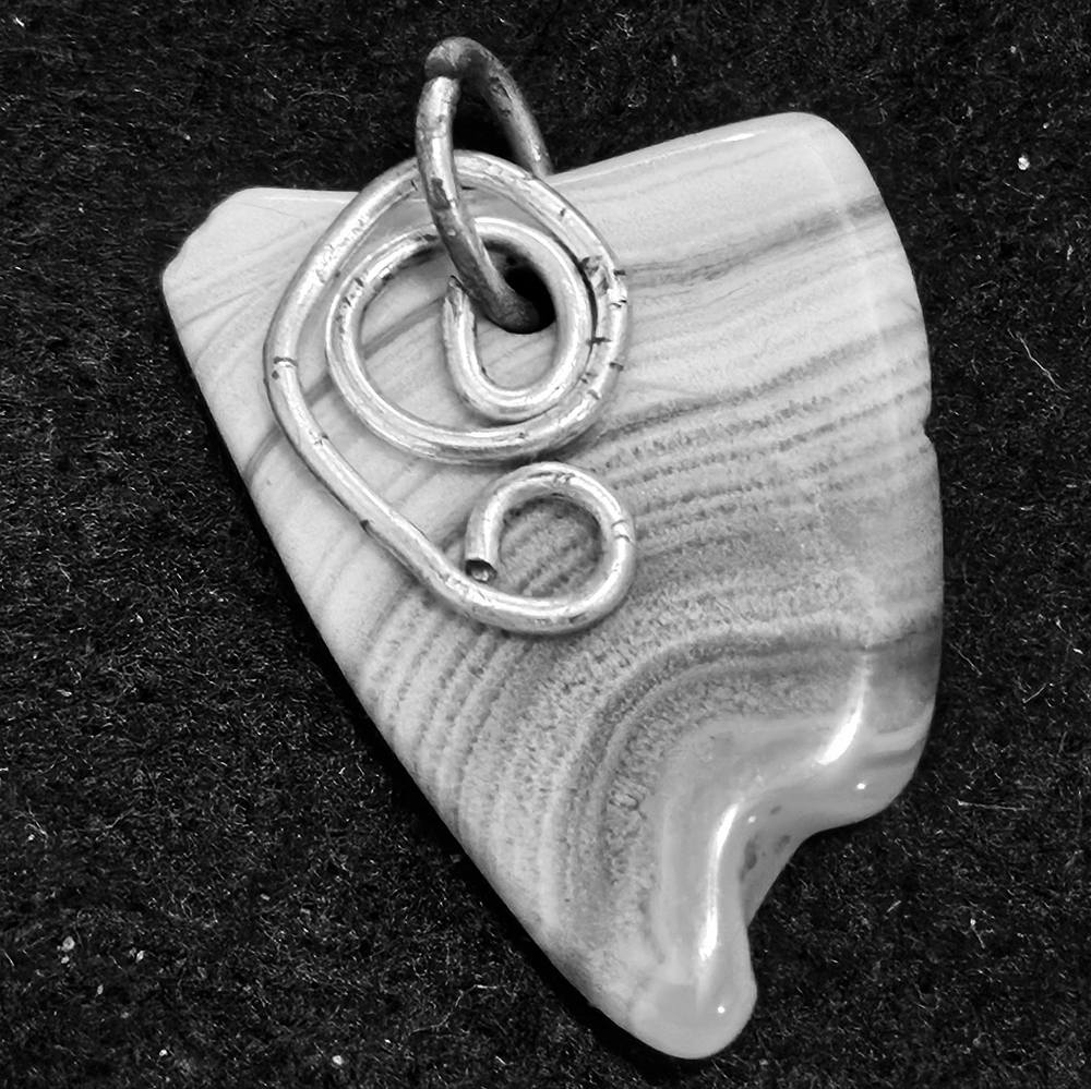 Artisan Botswana Agate Pendant